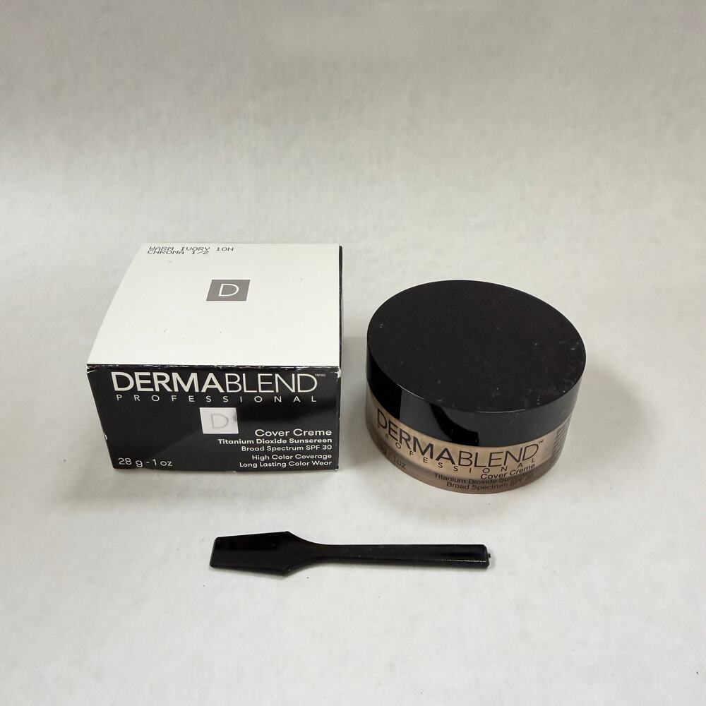 New Dermablend Professional Cover Creme 1 oz Warm Ivory 10N